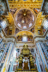 Fototapeta na wymiar Tabernacle Dome Basilica Santa Maria Maggiore Rome Italy