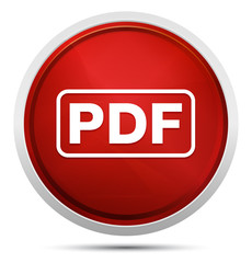 PDF icon Promo Red Round Button