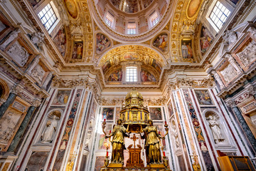 Tabernacle Dome Basilica Santa Maria Maggiore Rome Italy