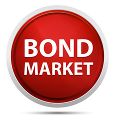 Bond Market Promo Red Round Button