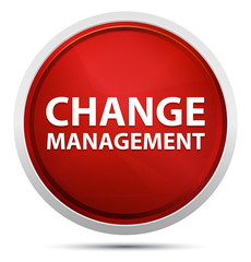 Change Management Promo Red Round Button