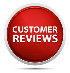 Customer Reviews Promo Red Round Button