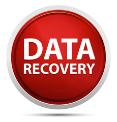 Data Recovery Promo Red Round Button
