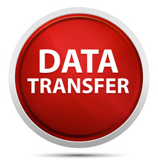 Data Transfer Promo Red Round Button