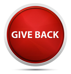 Give Back Promo Red Round Button