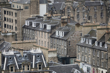 Edinburgh, Scotland Rooftops Cityscape Architecture View During the Day