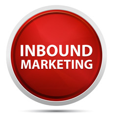 Inbound Marketing Promo Red Round Button