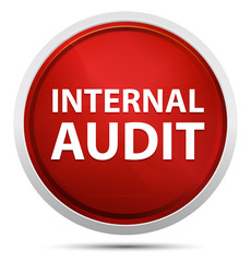 Internal Audit Promo Red Round Button