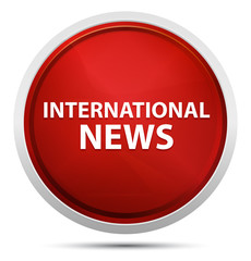 International News Promo Red Round Button
