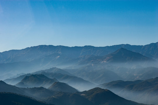 Sierra Mixe Mountains In The Morning