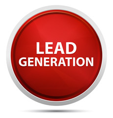 Lead Generation Promo Red Round Button