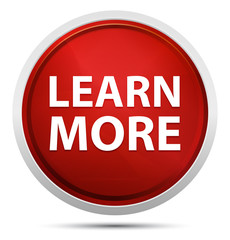 Learn More Promo Red Round Button