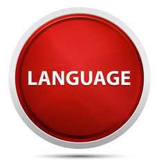 Language Promo Red Round Button