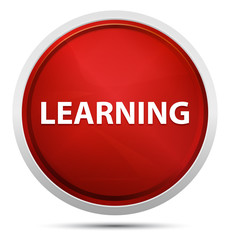 Learning Promo Red Round Button