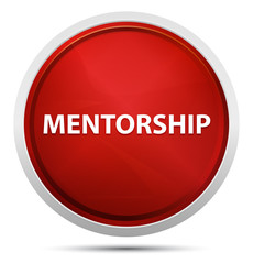 Mentorship Promo Red Round Button