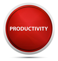 Productivity Promo Red Round Button