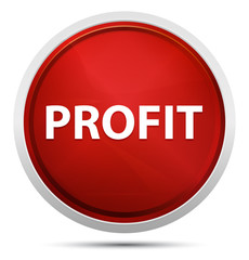 Profit Promo Red Round Button