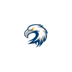 eagle head mascot vector logo