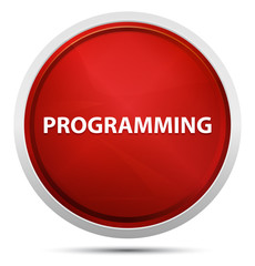 Programming Promo Red Round Button