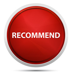 Recommend Promo Red Round Button