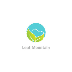 green leaf mountain logo