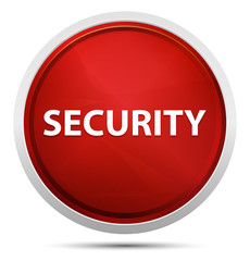 Security Promo Red Round Button
