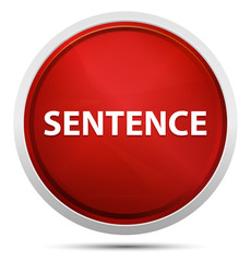 Sentence Promo Red Round Button