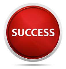Success Promo Red Round Button