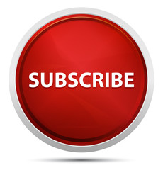 Subscribe Promo Red Round Button