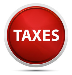 Taxes Promo Red Round Button