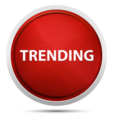 Trending Promo Red Round Button