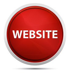 Website Promo Red Round Button