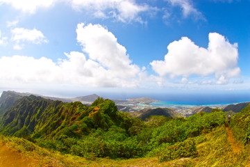Fototapeta na wymiar Hiking trail Hawaii