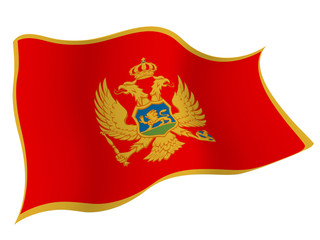 モンテネグロ　国　旗　アイコン