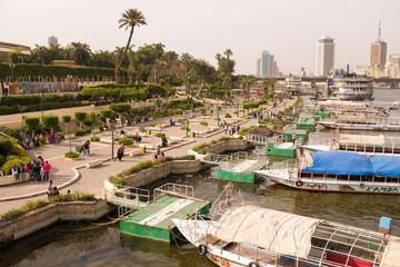 riverside in cairo, egypt 