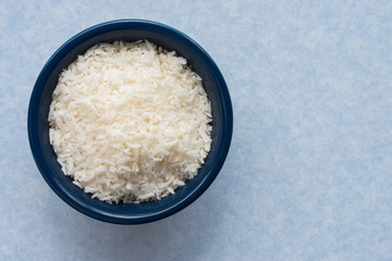 Unsweetened Shredded Coconut in a Bowl