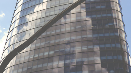 SAIGON, VIETNAM. 2019 Jun 19th. Viewing a Bitexco Financial Tower in Saigon