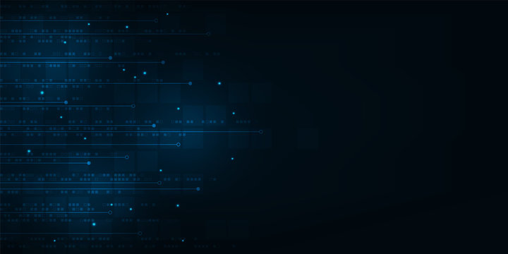 Vector abstract background technology circuit design.