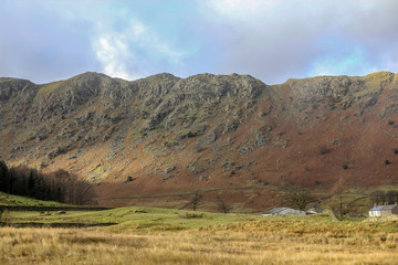 Fototapeta premium view of mountain in nature at ENGLAND