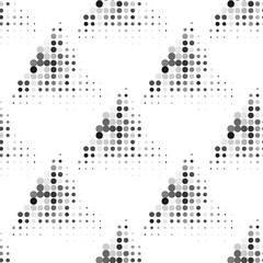 Modern halftone background meaningful dots Abstract futuristic backdrop.