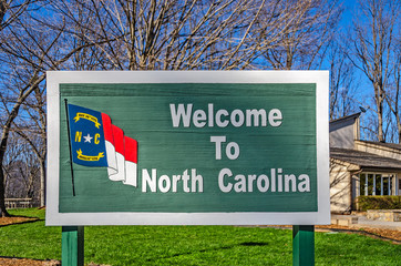 Welcome to North Carolina Sign