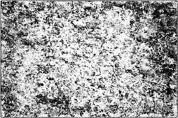 Grunge is black and white. Abstract dark background. Vector pattern of dust, cracks.