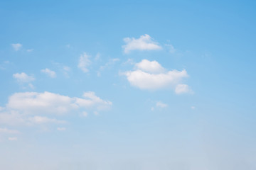 blue sky with cloud closeup