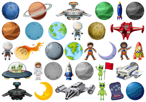 Set of galaxy element