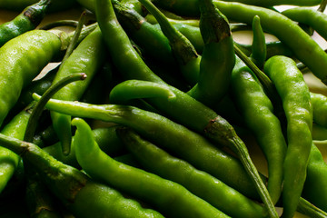 Fresh chilli closeup