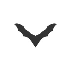 Bat logo template design vector