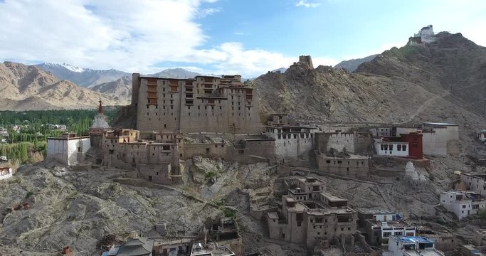 Leh Palace is a former royal palace overlooking the Ladakhi Himalayan town of Leh. A precursor to the Potala Palace in Lhasa, Tibet, the palace was built by King Sengge Namgyal in the 16th century.
