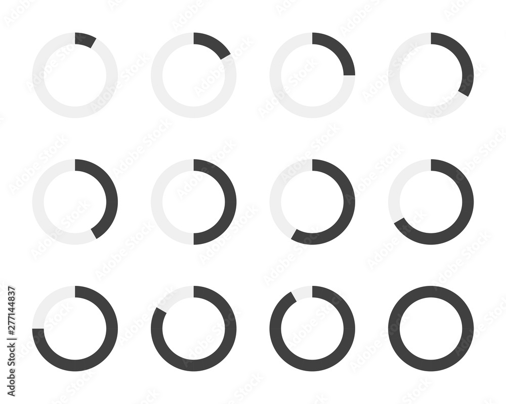 Poster loading icon. load set. upload icons. loading bar. loader set. vector