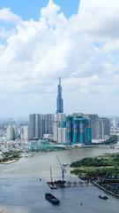 Cityscape of Saigon, Ho Chi Minh City