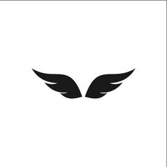wing logo template design vector